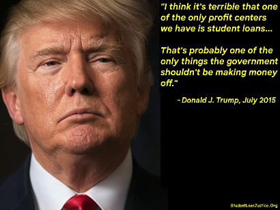 Trump on Student loans